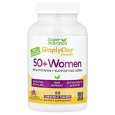 Super Nutrition, Simply One®, 50+ Women Multivitamin + Supporting Herbs, Mixed Berry , 90 Chewable Tablets - USA MEGA SHOP