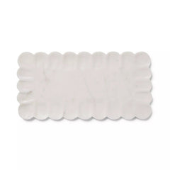 Sur La Table Rectangular White Marble Platter