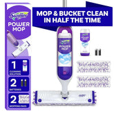 Swiffer Power Mop, Floor Cleaner, Tile, Vinyl, Laminate, Wood, Floor Cleaner, Cleaning Set - USA MEGA SHOP