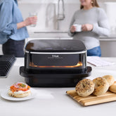 T-fal Surface XXL 6.3 Qt Infrared Air Fryer, 1800W, No Preheat, Black