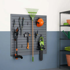 TRINITY 16 Sq Ft Modular Slatwall 13-piece Accessory Set - USA MEGA SHOP