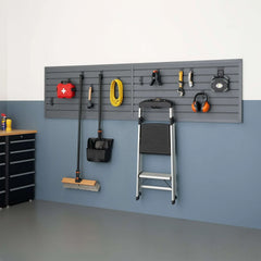TRINITY 16 Sq Ft Modular Slatwall 13-piece Accessory Set - USA MEGA SHOP