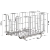 TRINITY Wire Basket w/Slide, 2-pack - USA MEGA SHOP