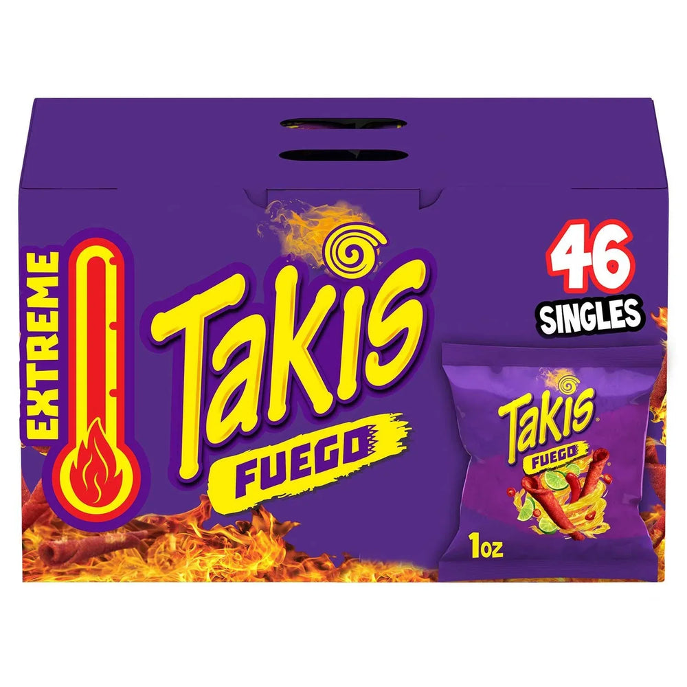 Takis Fuego Rolled Tortilla Chips, 1 oz., 46 pk. - USA MEGA SHOP