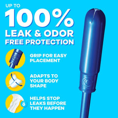 Tampax Pearl Super Tampons, Unscented, 96 ct.