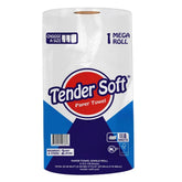 Tender Soft Paper Towel, 2-Ply, 118 Sheets, 12 Individually Wrapped Rolls - USA MEGA SHOP