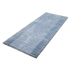 Textured Stripe Microfiber Bath Rug - USA MEGA SHOP