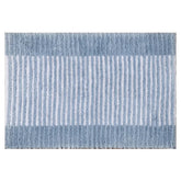 Textured Stripe Microfiber Bath Rug - USA MEGA SHOP