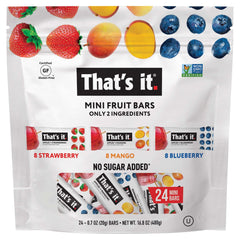 That's it Mini Fruit Bars, 24-count - USA MEGA SHOP
