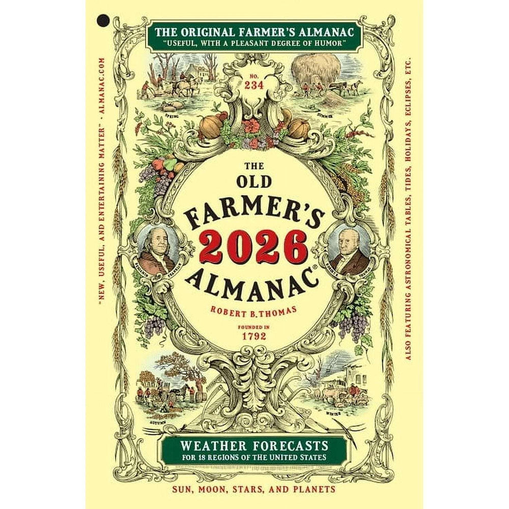 The 2026 Old Farmer's Almanac, Paperback - USA MEGA SHOP