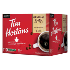 Tim Hortons Coffee Original Blend K-Cup Pod, 110-count