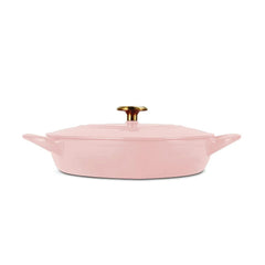 Tramontina 3-Quart Heart Shape Enameled Cast Iron Dutch Oven (Shallow, Oven Safe)