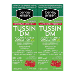 Tussin DM Cough + Congestion Relief, Raspberry Menthol, 12+ Years