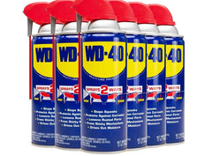 WD-40 blue spray can 6-pack with red caps, Smart Straw 2 ways