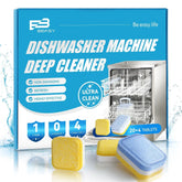 Beasy Dishwasher Cleaner Tablets - Powerful Descaler Pods to Remove Hard Water Buildup, Grease & Food Residue - 24 Tablets - USA MEGA SHOP