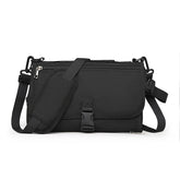 Waterproof Mummy Changing Pad, Foldable Diaper Bag, Portable Travel Changing Mat (Black)
