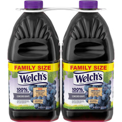 Welch’s, 100% Grape Juice Blend, Concord Grape, 96 fl oz, 2-Count - USA MEGA SHOP