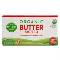 Wellsley Farms Organic Salted Butter, 2 pk./1 lb.