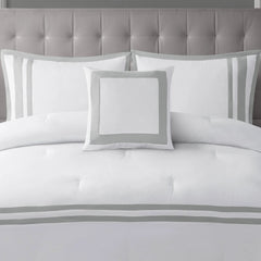 West Park Hotel Border 4-piece Comforter Set