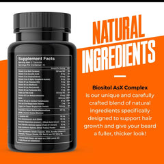 Wild Willies Beard Growth Supplement, 60 Capsules, Proprietary Blend, Men's Health