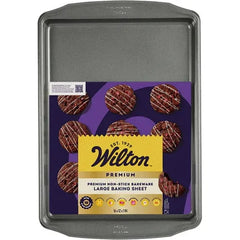 Wilton Premium Non-Stick Large Cookie Sheet 16"x12" Sheet Pan Baking Tray, Packaging May Vary