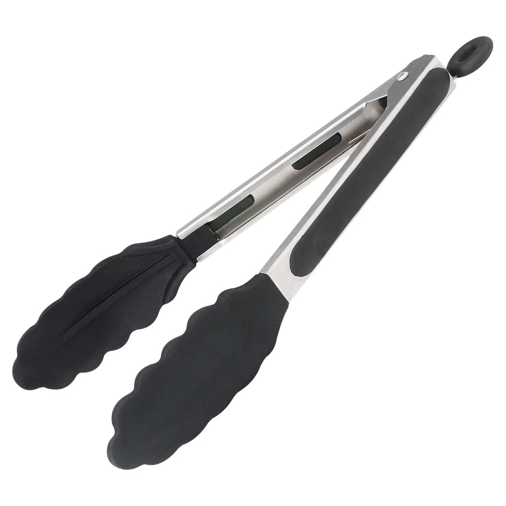 Winco 9-Inch Non-Slip Locking Tongs, Stainless Steel, 4-count - USA MEGA SHOP