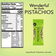 Wonderful Pistachios Variety Pack, 0.75 oz., 21 pk.