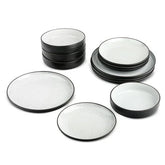 Yellowstone Beth 12-Piece Ceramic Dinnerware Set - USA MEGA SHOP