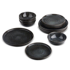 Yellowstone Rip 12-Piece Ceramic Dinnerware Set