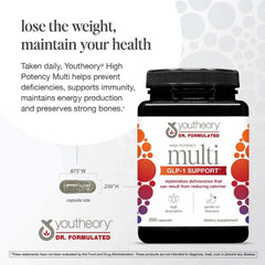 Youtheory High Potency Multi GLP-1 Support Capsules, 200 ct. - USA MEGA SHOP
