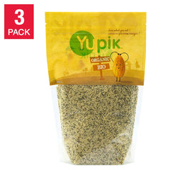 Yupik Organic Hulled Hemp Hearts 2.2 lb 3-pack
