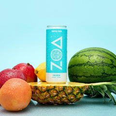 ZOA Zero Sugar Energy Drinks with Electrolytes, Vitamin C, Amino Acids, B-Vitamins, Made with Green Tea Caffeine, Sugar-Free Variety Pack- Four Flavors, 12 Fl Oz Cans (12-Pack)