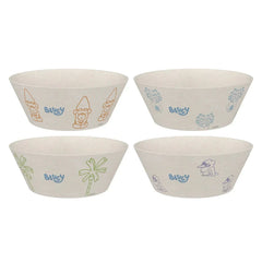 Zak Designs 8-Piece Bamboo Melamine Kids Dinnerware Set, Choose Character