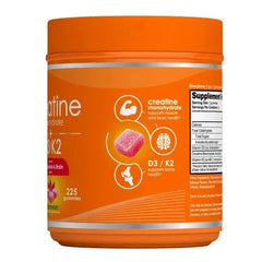 Zena Creatine Monohydrate + D3/K2 Gummies, 225-count - USA MEGA SHOP