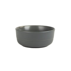 10 Strawberry Street Double Line 16 Piece Stoneware Dinnerware Set, Matte Gray