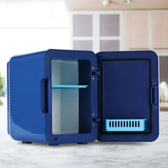 Disney Stitch Blue 6 Can AC Mini Fridge Thermoelectric Cooler 4 Litre - USA MEGA SHOP