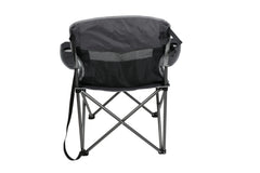 Ozark Trail Oversized Big and Tall Camp Chair with Cup Holders, Green, Adult,