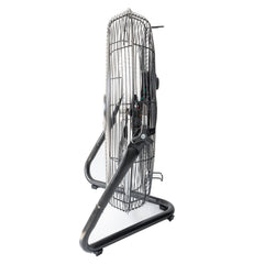 Mainstays 20" 3-Speed High Velocity Tiltable Black Steel Floor Fan