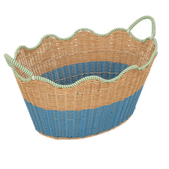 Beautiful Two-Tone Rattan Drink Basket by Drew Barrymore