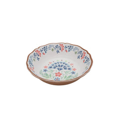 The Pioneer Woman Hattie 12-Piece Bamboo Melamine Dinnerware Set, Multicolor