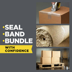 Scotch Reinforced Strength Shipping Strapping Tape, Clear, 1.88 in. x 360 in., 1 Dispenser