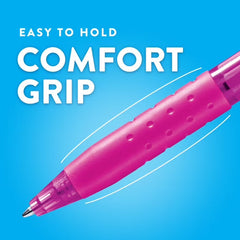Paper Mate InkJoy Retractable Ballpoint Pen, 1.0 mm, Assorted Colors, 8 Count