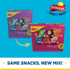 Flavor Mix Variety Pack Snack Chips, 1Oz Bags, 18 Count Multipack