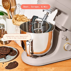 Beautiful Pastry Beater Stand Mixer Attachment by Drew Barrymore