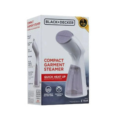 BLACK+DECKER 1000W Compact Garment Steamer with Pump Heater, Removable Water Tank, and Quick Heat-up - USA MEGA SHOP