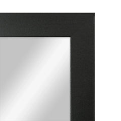 Mainstays Over-the-Door Rectangular Mirror, Black, 14" x 50"
