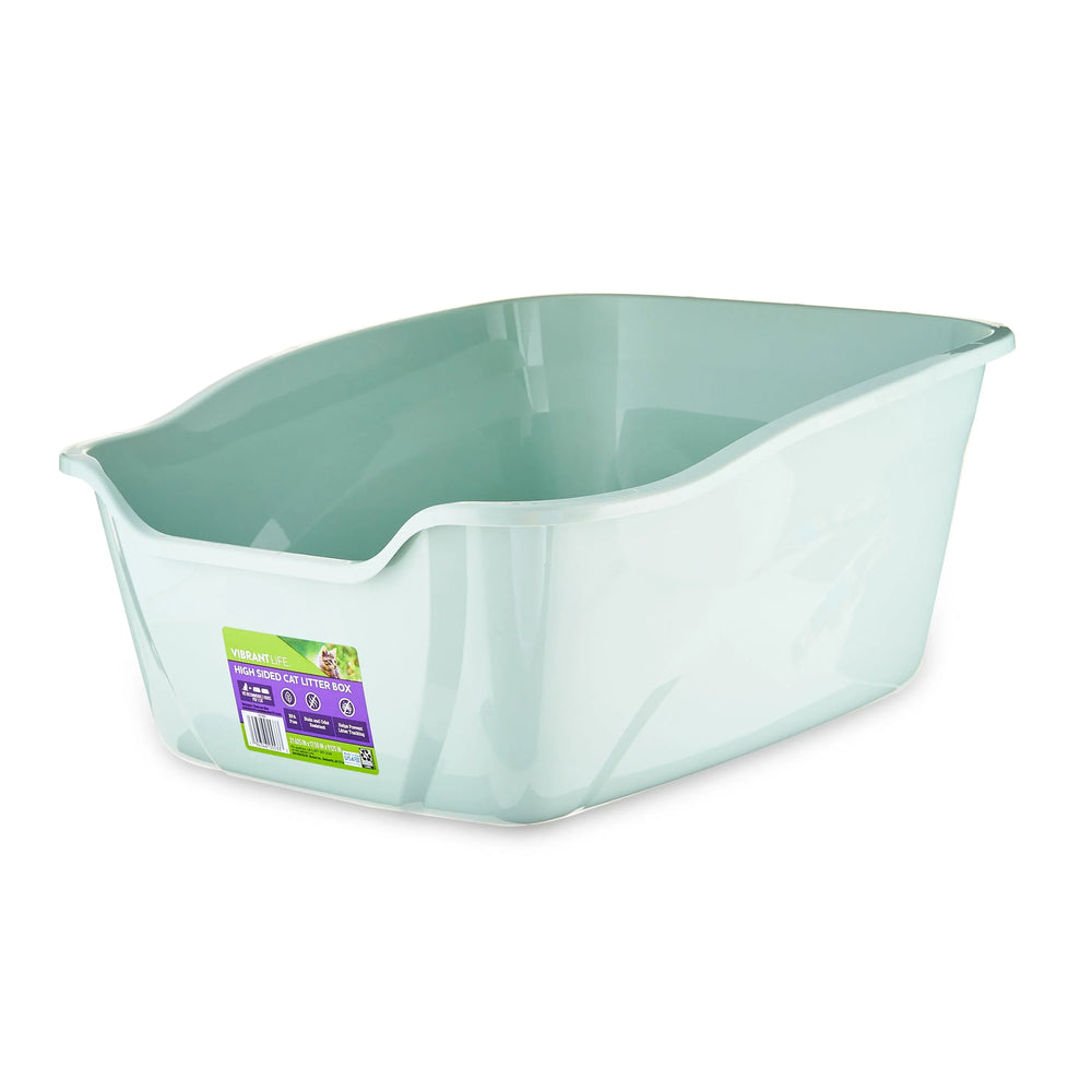 Vibrant Life High Sided Open Cat Litter Box - USA MEGA SHOP