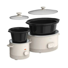 Bella 6-Quart Programmable Slow Cooker with Additional 2-quart Slow Cooker Set - USA MEGA SHOP