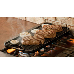 Lodge Cast Iron Seasoned Pro Grid Reversible Grill/Griddle