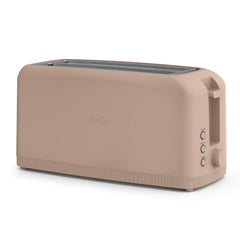 bella 4-Slice Slim Toaster with Extra Long Slot, 6 Setting Shade Control with Reheat & Cancel Buttons, Anti Jam & Auto Shutoff, Blossom